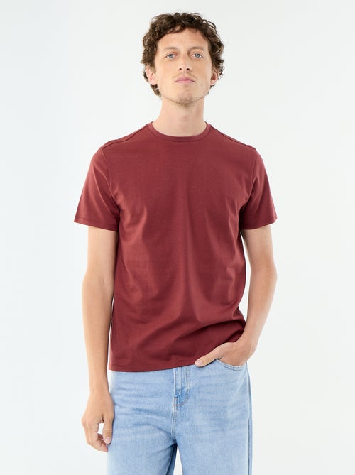 T-shirt en coton à col rond pour homme - Kiabi T-shirt en coton à col rond pour homme - Kiabi
