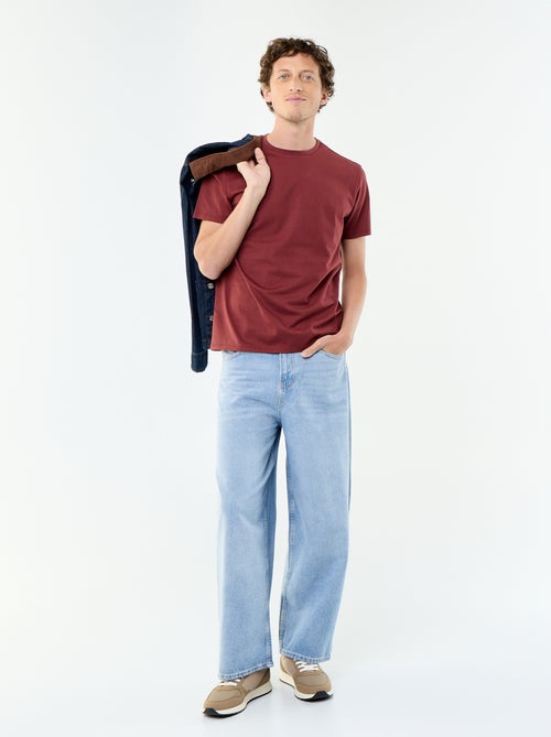 T-shirt en coton à col rond pour homme - Kiabi T-shirt en coton à col rond pour homme - Kiabi