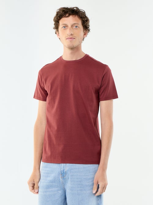 T-shirt en coton à col rond pour homme - Kiabi T-shirt en coton à col rond pour homme - Kiabi