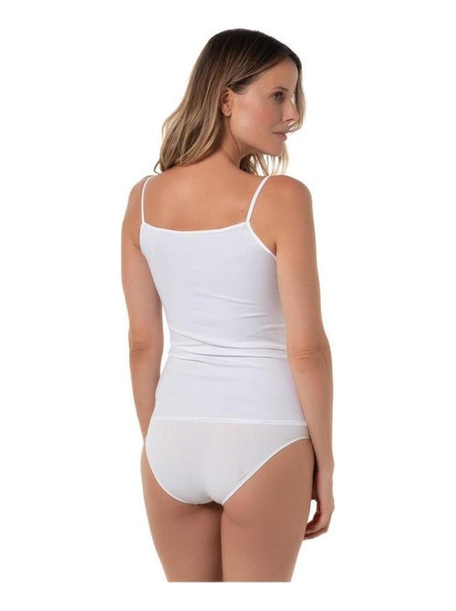 T-shirt en coton à fines bretelles, Maily - Kiabi