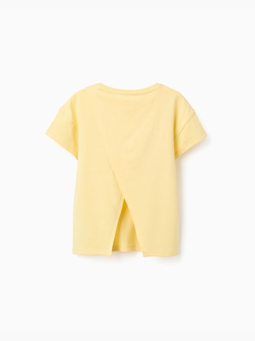 T-shirt en coton à imprimé floral 3D - Kiabi