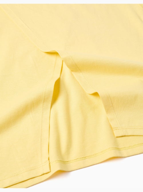 T-shirt en coton à imprimé floral 3D - Kiabi