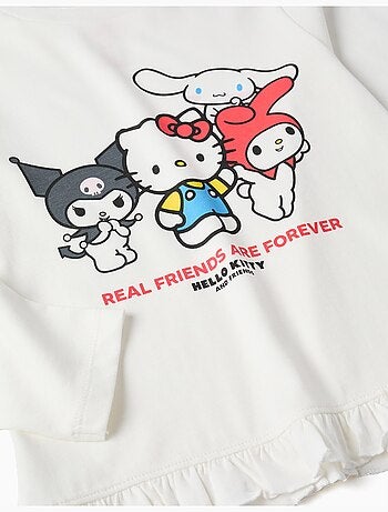 T-shirt en coton à imprimé Hello Kitty and Friends