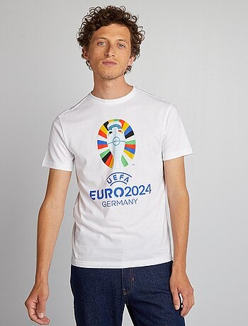 T-shirt en coton à manches courtes 'Euro 2024'