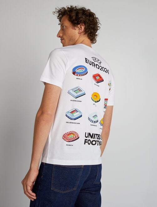 T-shirt en coton à manches courtes 'Euro 2024' - Kiabi
