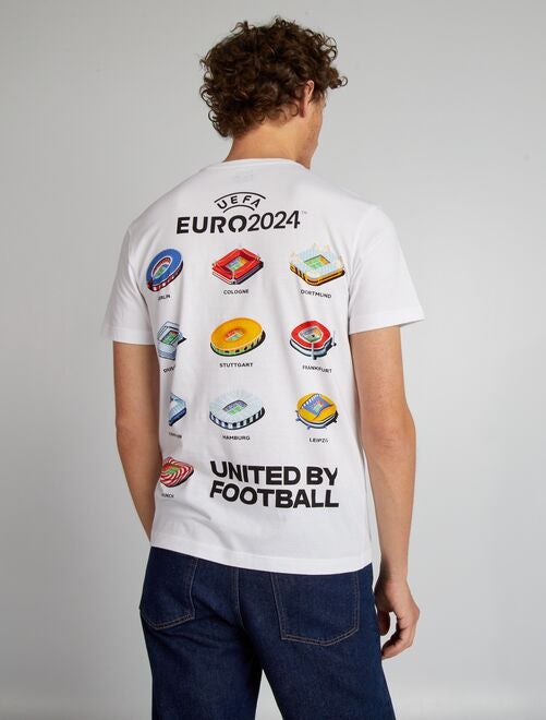 T-shirt en coton à manches courtes 'Euro 2024' - Kiabi