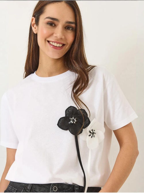 T-shirt en coton à manches courtes lucci accessory - Kiabi T-shirt en coton à manches courtes lucci accessory - Kiabi