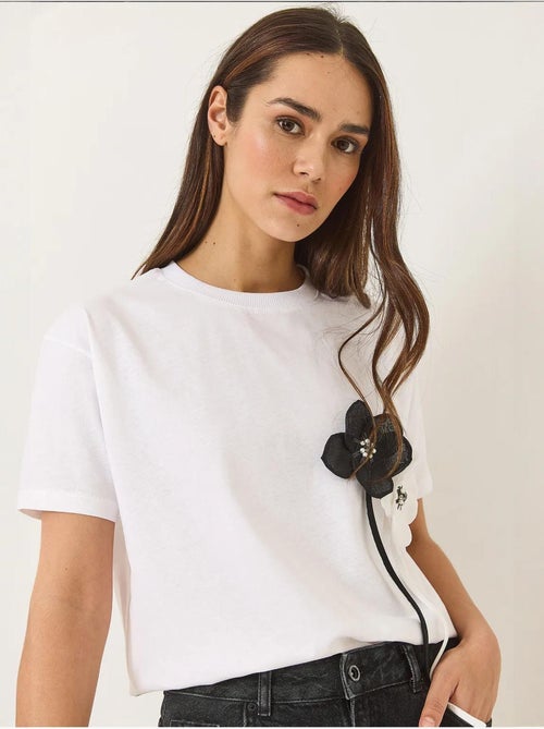 T-shirt en coton à manches courtes lucci accessory - Kiabi T-shirt en coton à manches courtes lucci accessory - Kiabi