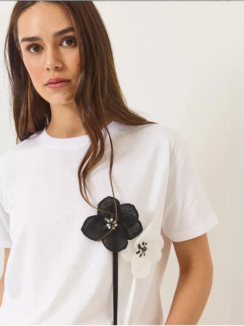 T-shirt en coton à manches courtes lucci accessory - Kiabi T-shirt en coton à manches courtes lucci accessory - Kiabi