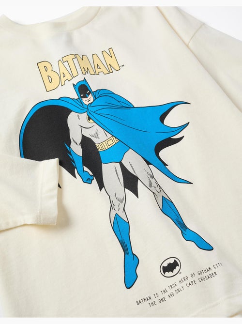T-shirt en coton à manches longues avec imprimé batman - Kiabi T-shirt en coton à manches longues avec imprimé batman - Kiabi