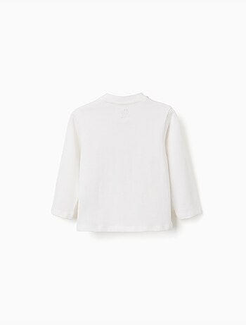 T-shirt en coton à manches longues avec imprimé destiny