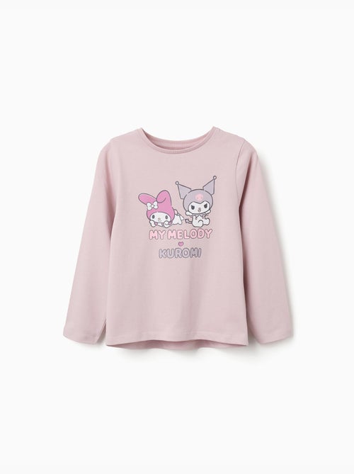 T-shirt en coton à manches longues avec imprimé Kuromi - Kiabi T-shirt en coton à manches longues avec imprimé Kuromi - Kiabi
