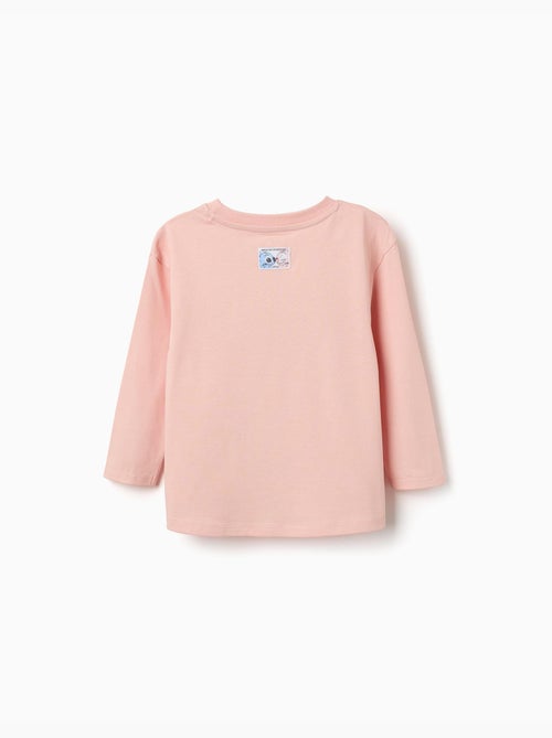 T-shirt en coton à manches longues avec imprimé stitch vibes - Kiabi T-shirt en coton à manches longues avec imprimé stitch vibes - Kiabi