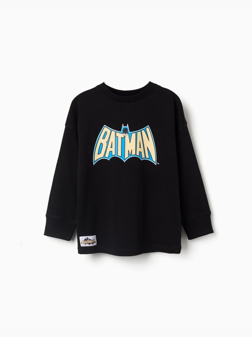 T-shirt en coton à manches longues avec imprimés batman - Kiabi T-shirt en coton à manches longues avec imprimés batman - Kiabi