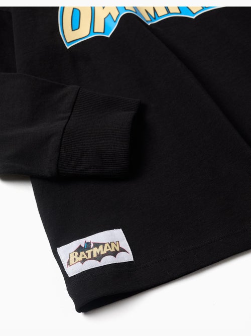 T-shirt en coton à manches longues avec imprimés batman - Kiabi T-shirt en coton à manches longues avec imprimés batman - Kiabi