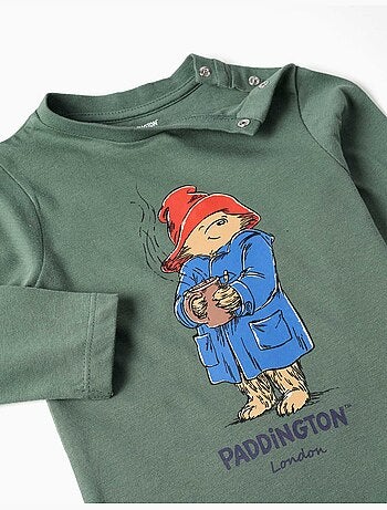 T-shirt en coton à manches longues avec paddington