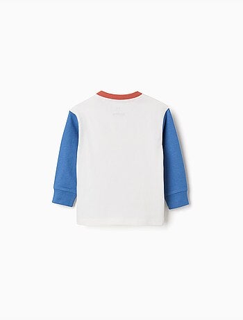T-shirt en coton à manches longues avec poche