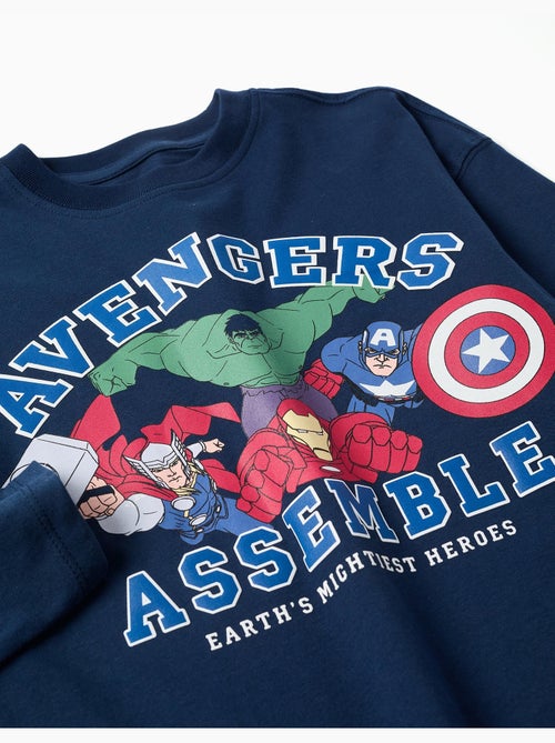T-shirt en coton à manches longues et imprimé Avengers - Kiabi T-shirt en coton à manches longues et imprimé Avengers - Kiabi