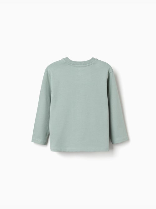 T-shirt en coton à manches longues et imprimé Bluey - Kiabi