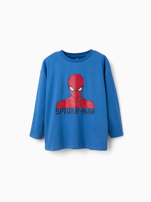 T-shirt en coton à manches longues et imprimé Spider-Man - Kiabi T-shirt en coton à manches longues et imprimé Spider-Man - Kiabi