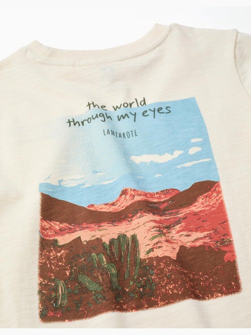 T-shirt en coton à manches longues Lanzarote - Kiabi