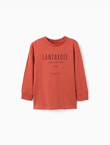 T-shirt en coton à manches longues Work of Art