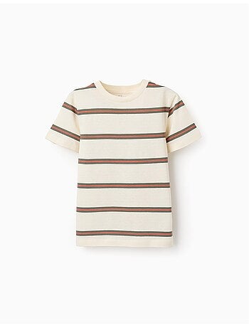 T-shirt en coton à rayures