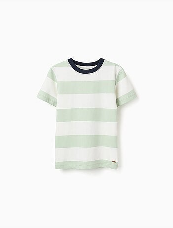 T-shirt en coton à rayures