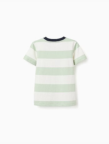 T-shirt en coton à rayures