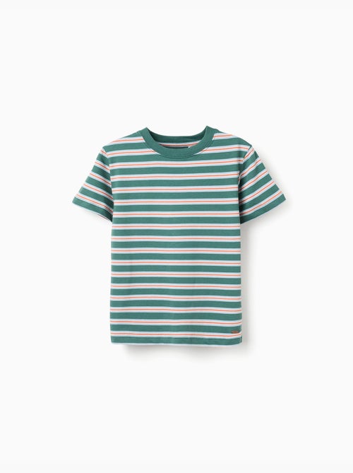 T-shirt en coton à rayures - Kiabi T-shirt en coton à rayures - Kiabi