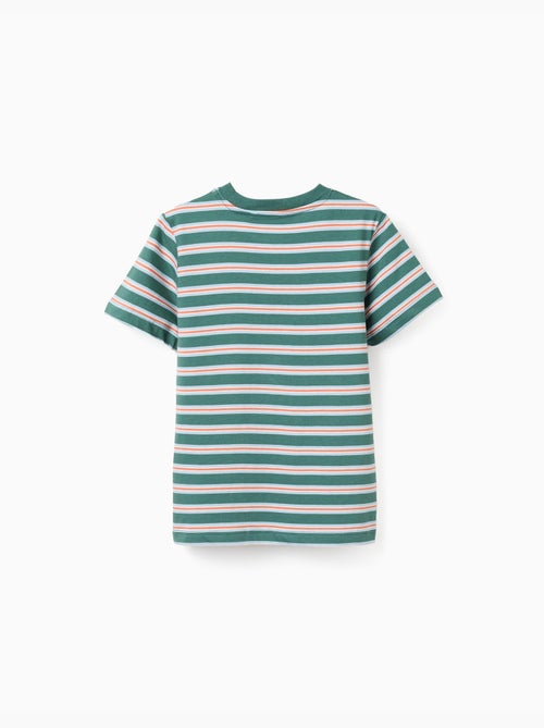 T-shirt en coton à rayures - Kiabi T-shirt en coton à rayures - Kiabi