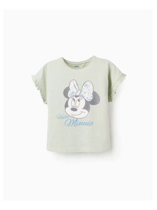 T-shirt en Coton à Volants Minnie - Kiabi