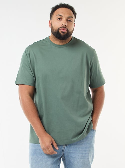 T-shirt en coton au toucher doux - Kiabi