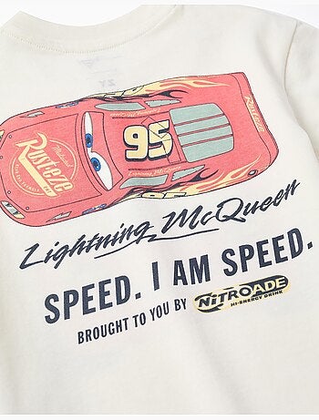 T-shirt en coton avec Flash McQueen