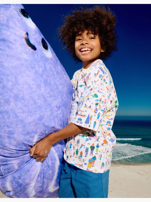T-shirt en coton avec illustration Carolina Celas x Zippy - Kiabi