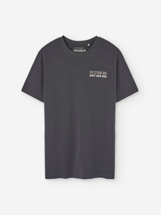 T-shirt en Coton avec Impression sur la Poitrine