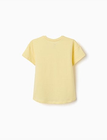 T-shirt en coton avec imprimé étoile de mer