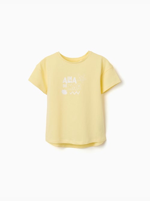 T-shirt en coton avec imprimé Alma de Mar - Kiabi