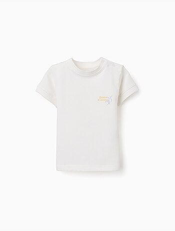 T-shirt en coton avec imprimé Aroma di Limone