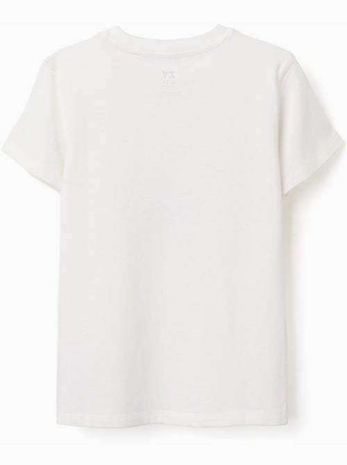 T-shirt en coton avec imprimé Art Thinker à l'avant - Kiabi