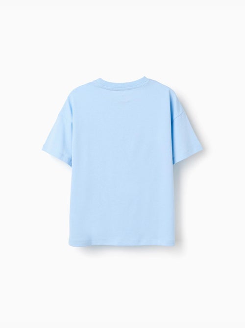 T-shirt en coton avec imprimé Banho de Mar - Kiabi