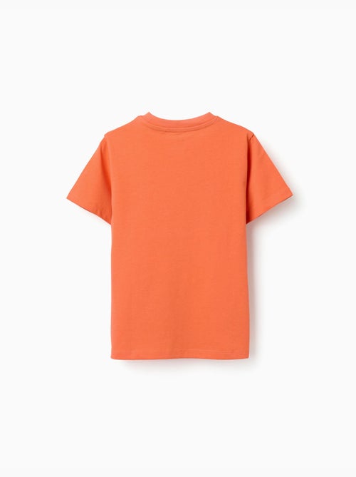 T-shirt en coton avec imprimé Banho de Mar - Kiabi