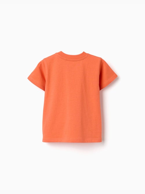 T-shirt en coton avec imprimé Banho de Sol - Kiabi