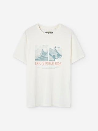 T-shirt en Coton avec Imprimé