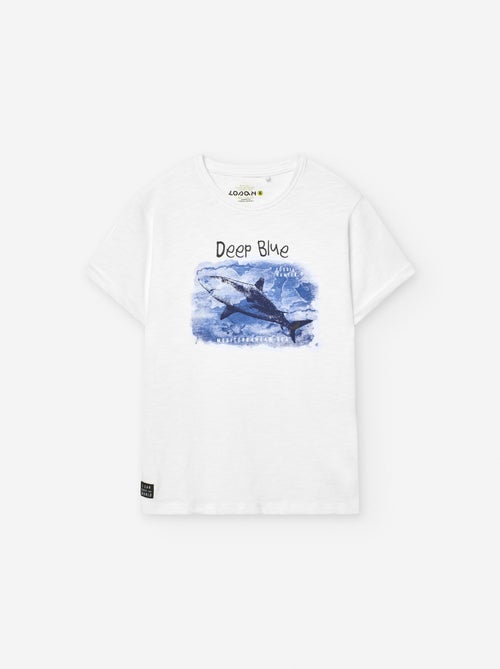 T-shirt en Coton avec Imprimé - Kiabi