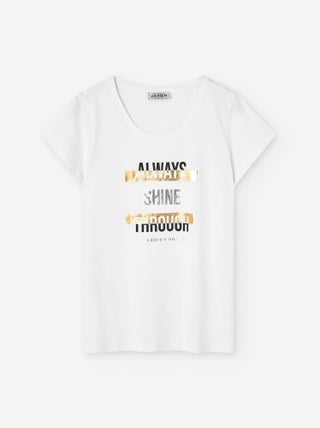 T-Shirt en Coton avec Imprimé