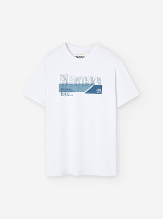 T-shirt en Coton avec Imprimé