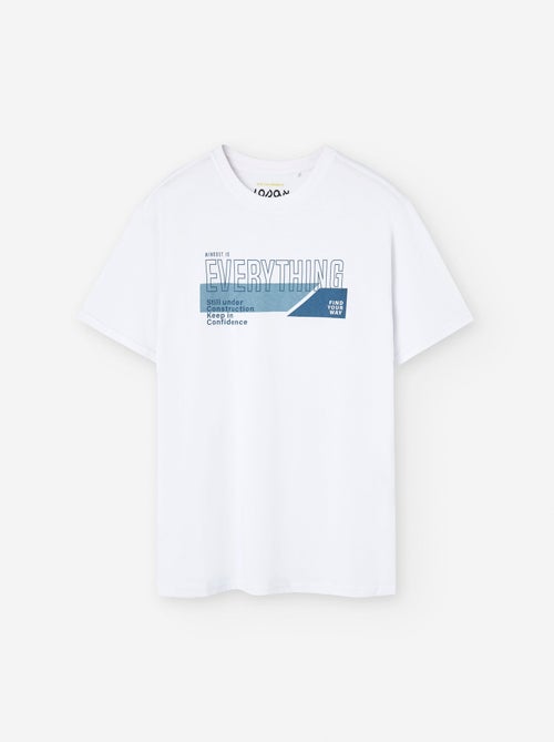 T-shirt en Coton avec Imprimé - Kiabi