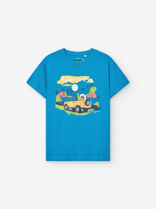 T-shirt en Coton avec Imprimé - Kiabi