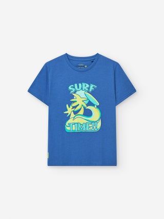 T-shirt en Coton avec Imprimé